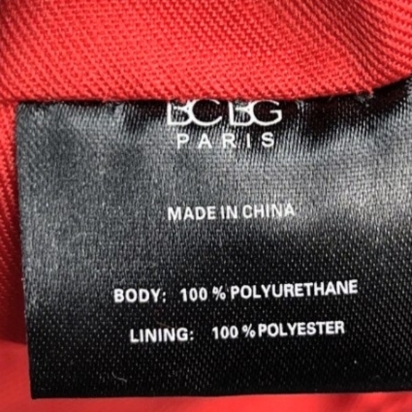 NWOT BCBG Red Bag - Picture 8 of 9